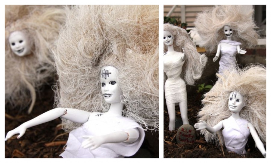 sjældenhed Hvordan Ydmyghed Making Stuff: Barbie Zombie Garden {DIY Halloween Decor} | This Mama Makes  Stuff