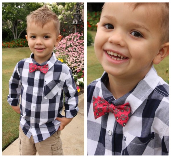 Tutorial: Bow Tie For Your Little Guy | This Mama Makes Stuff