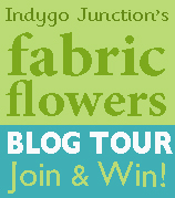 Indygo junction Fabric Flowers