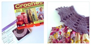 baby crochet yoke dress